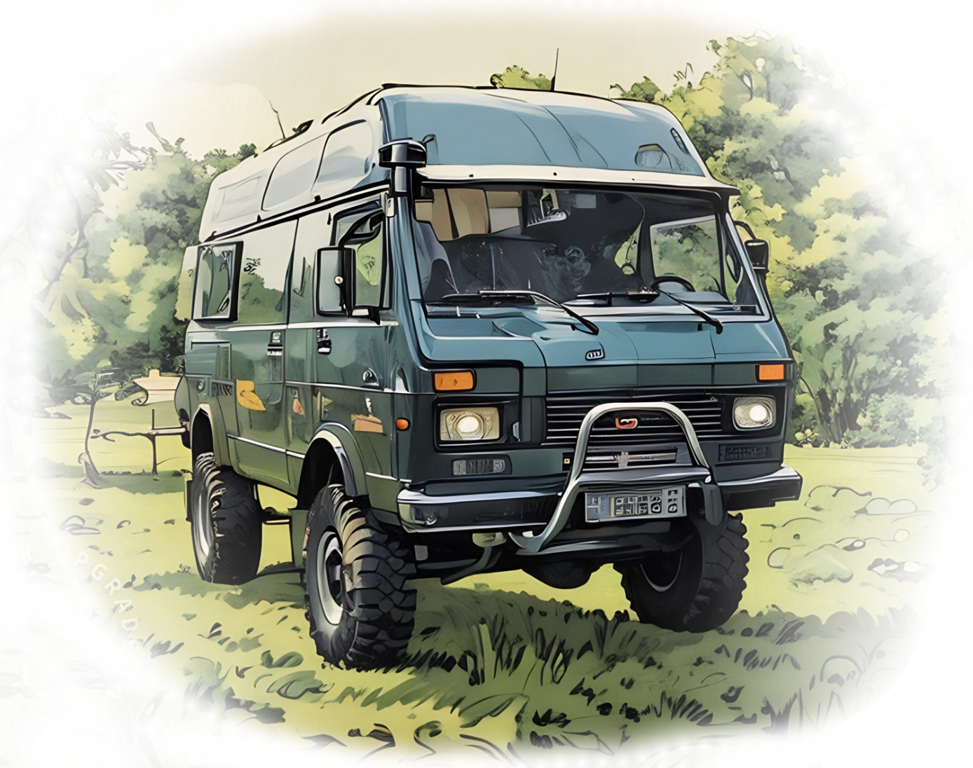 Click for VW LT 4x4 logo clothing designs