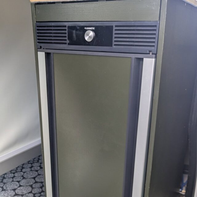 Finally got round to "colour-coding" my fridge door card! There are no instructions online anywhere for how to do this on a reversible Dometic fridge door so it was a seat of the pants job. Looks ace now though! A finishing touch. You like?